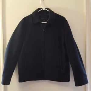 Classic Banana Republic black wool coat